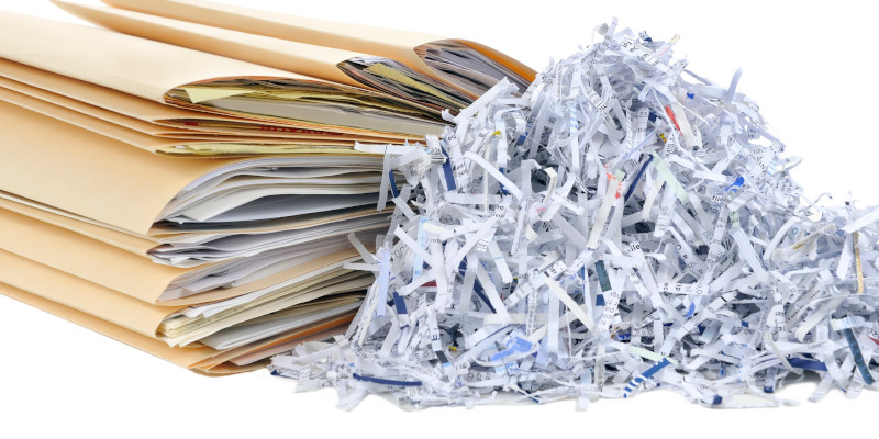 Shredding and Other Services for Estates